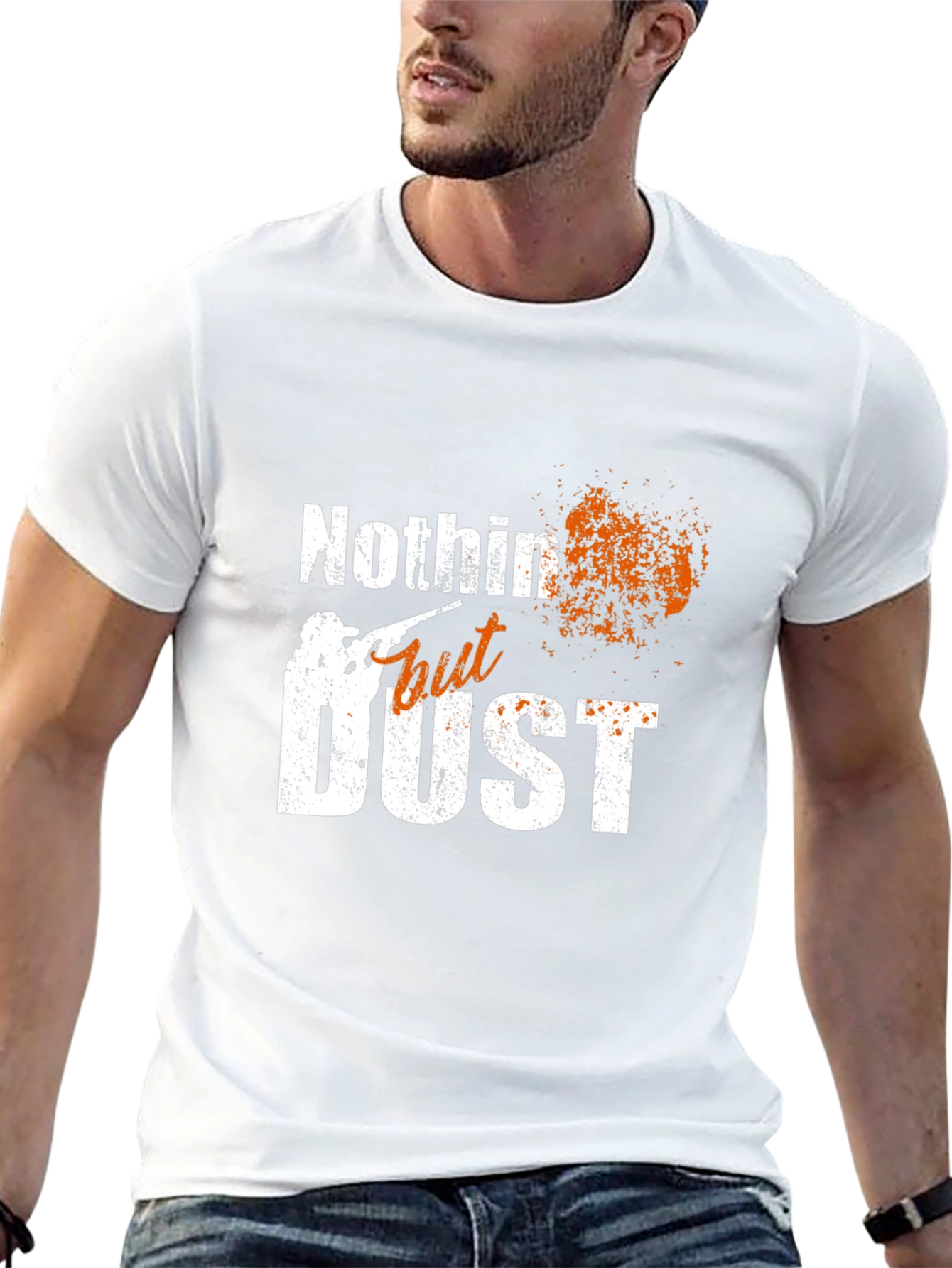 Nothin But Dust Mens Black Graphic Tee