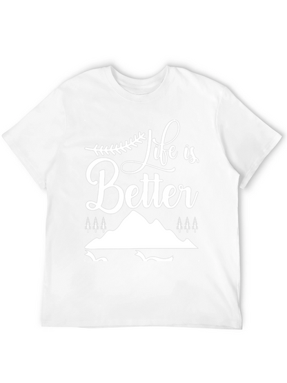 Life is Better Graphic Tee - Black