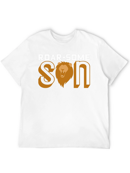 Roar-Some Son Graphic Tee - Lion Design