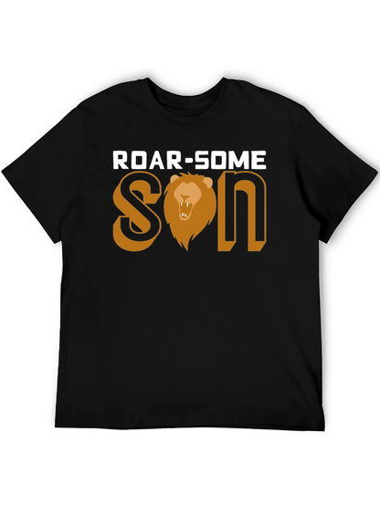 Roar-Some Son Graphic Tee - Lion Design