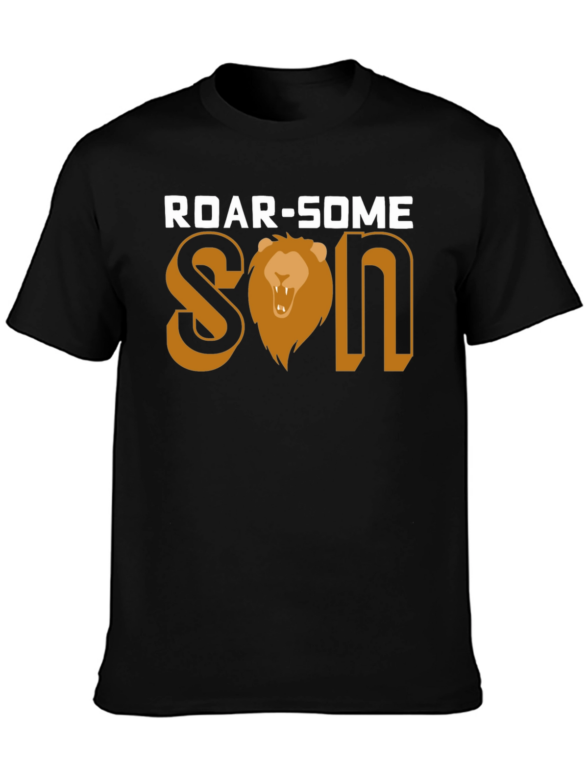 Roar-Some Son Graphic Tee - Lion Design