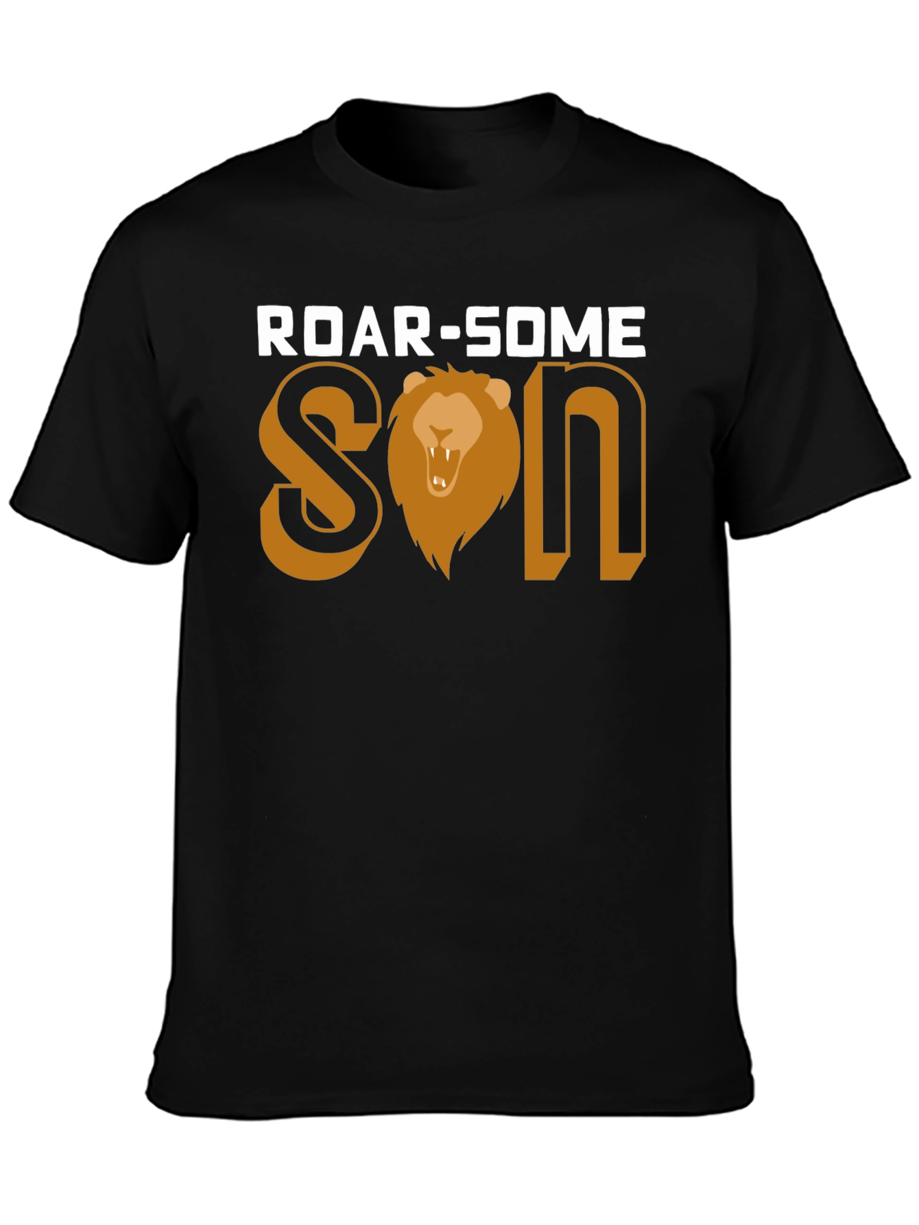 Roar-Some Son Graphic Tee - Lion Design
