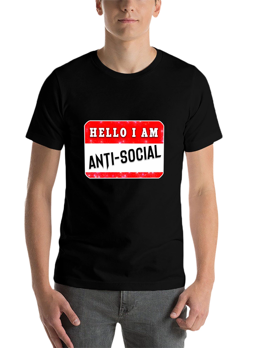 Anti-Social Graphic T-Shirt - Introvert Humor Tee