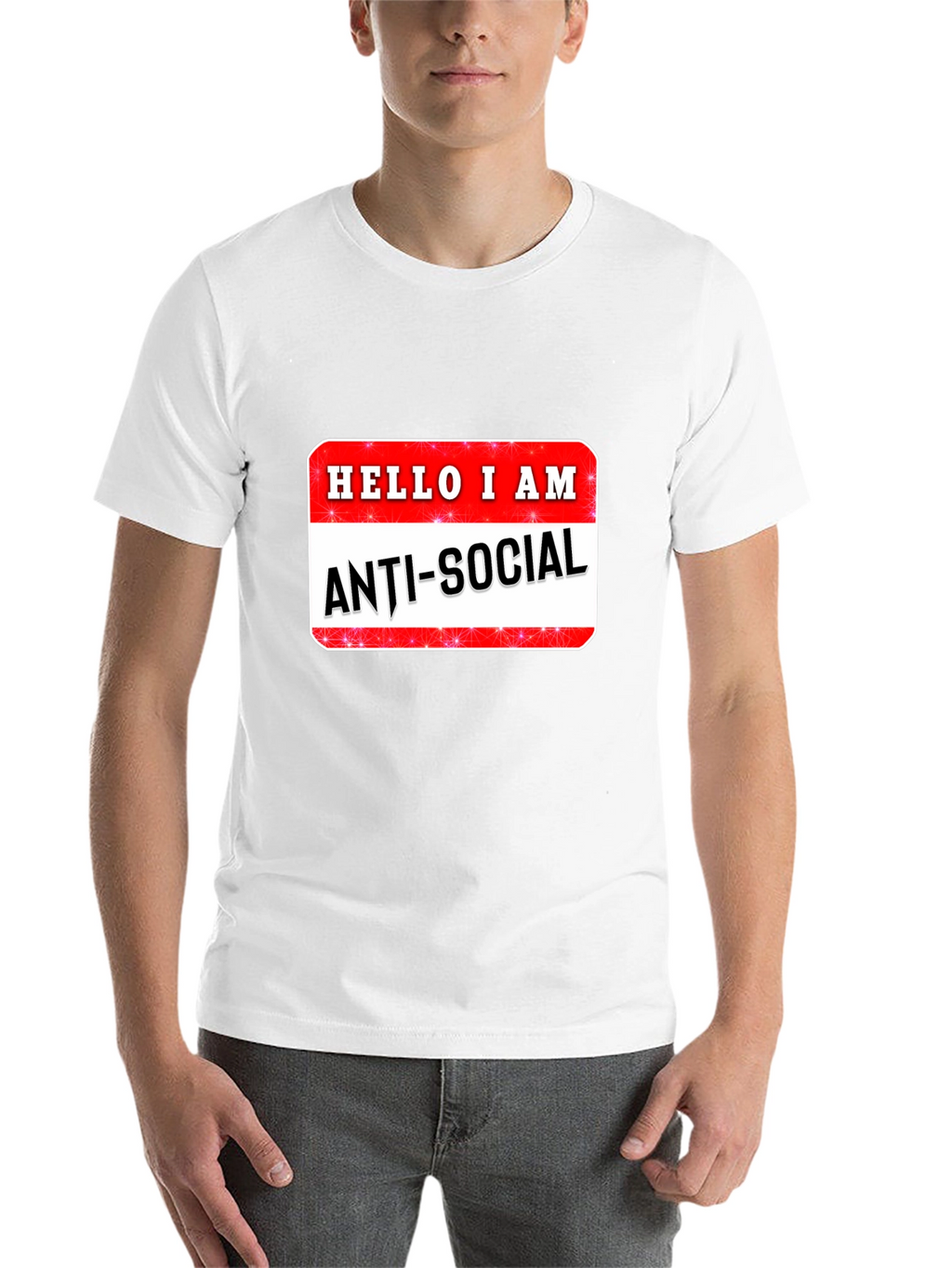 Anti-Social Graphic T-Shirt - Introvert Humor Tee