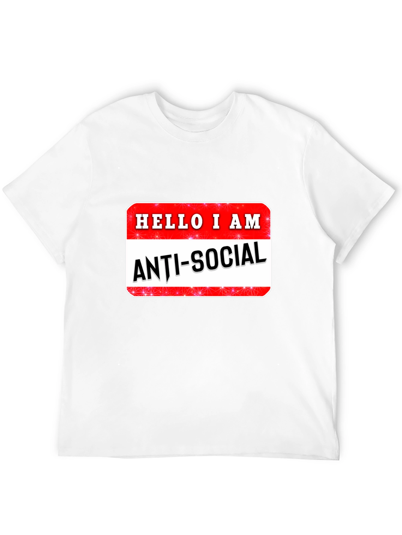 Anti-Social Graphic T-Shirt - Introvert Humor Tee