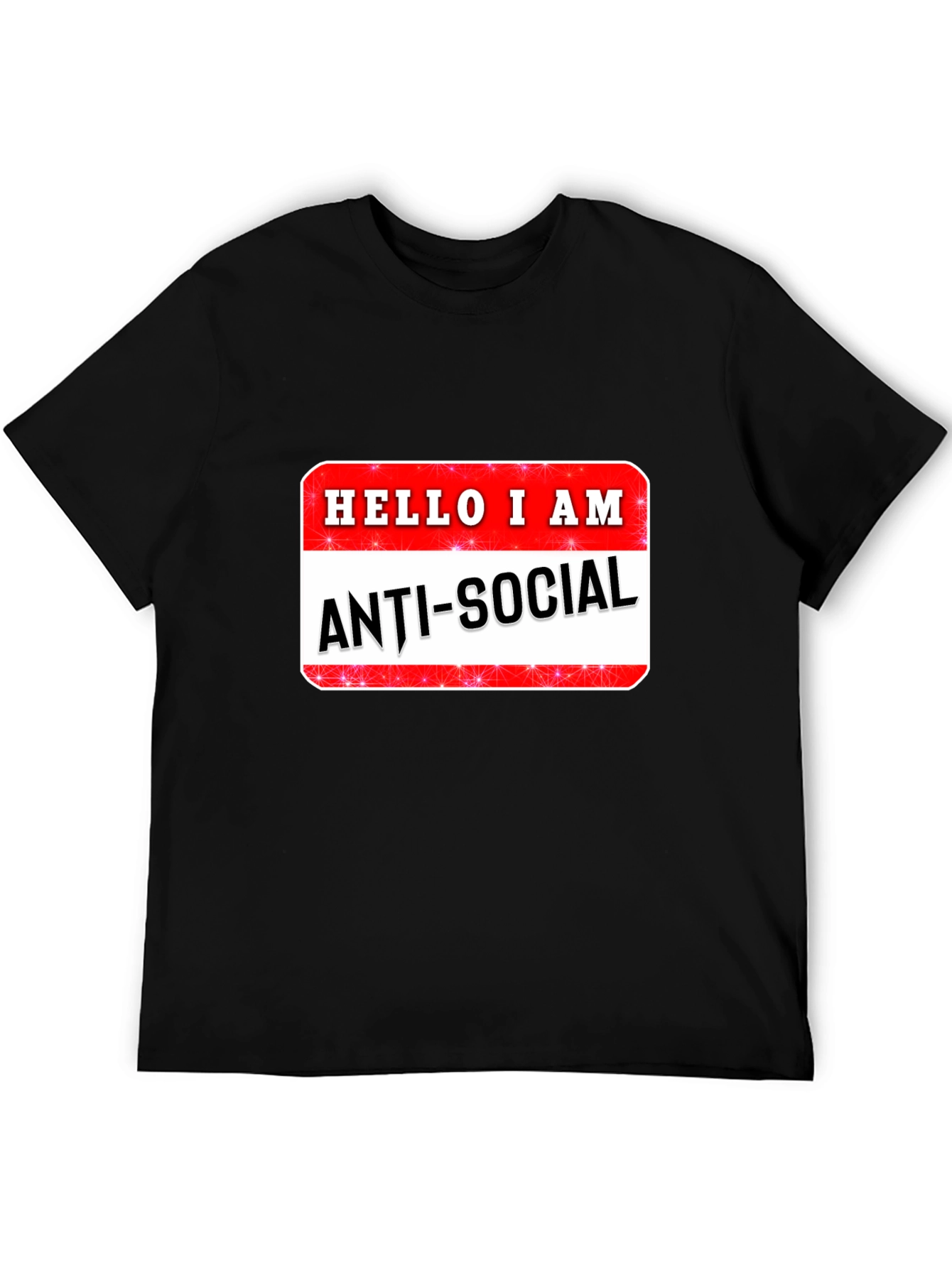 Anti-Social Graphic T-Shirt - Introvert Humor Tee