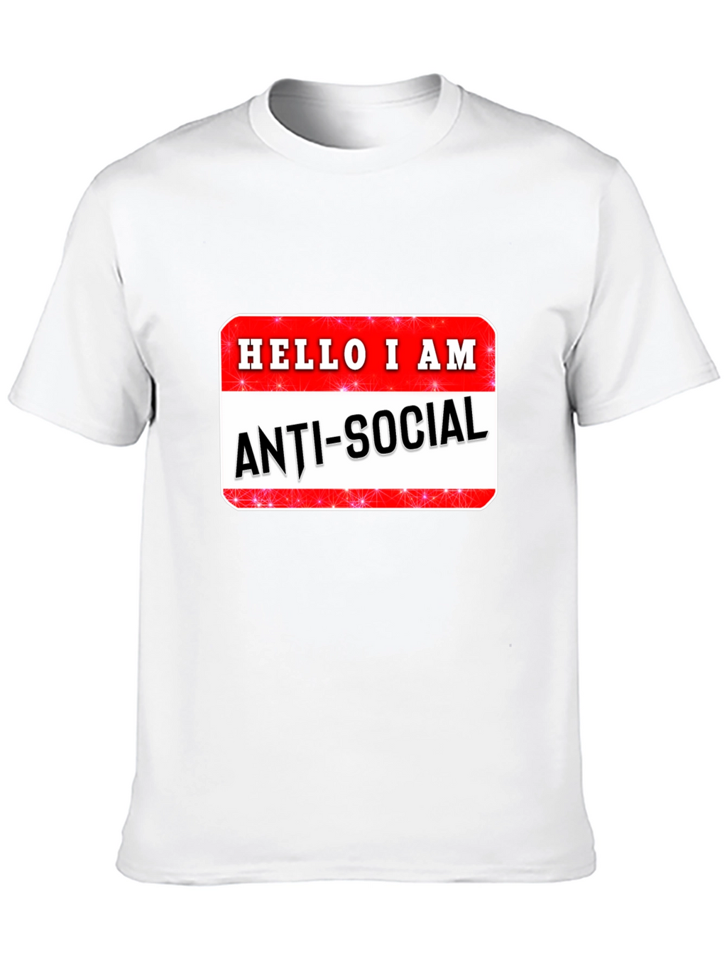 Anti-Social Graphic T-Shirt - Introvert Humor Tee