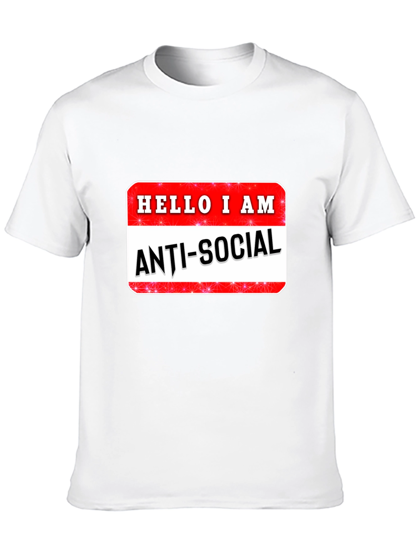 Anti-Social Graphic T-Shirt - Introvert Humor Tee