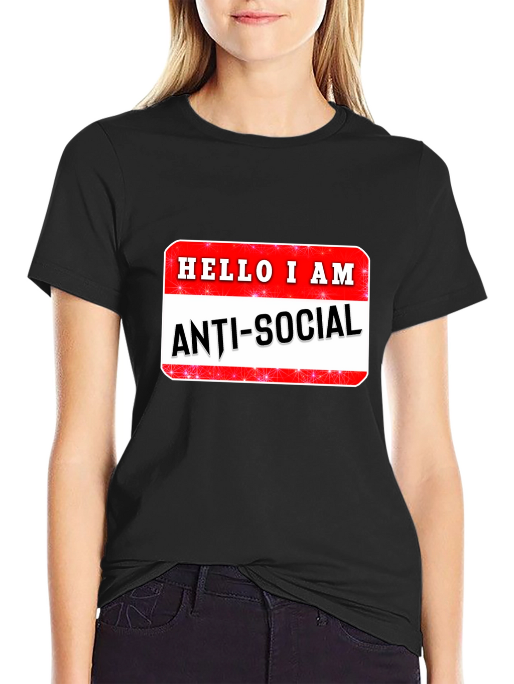 Anti-Social Graphic T-Shirt - Introvert Humor Tee