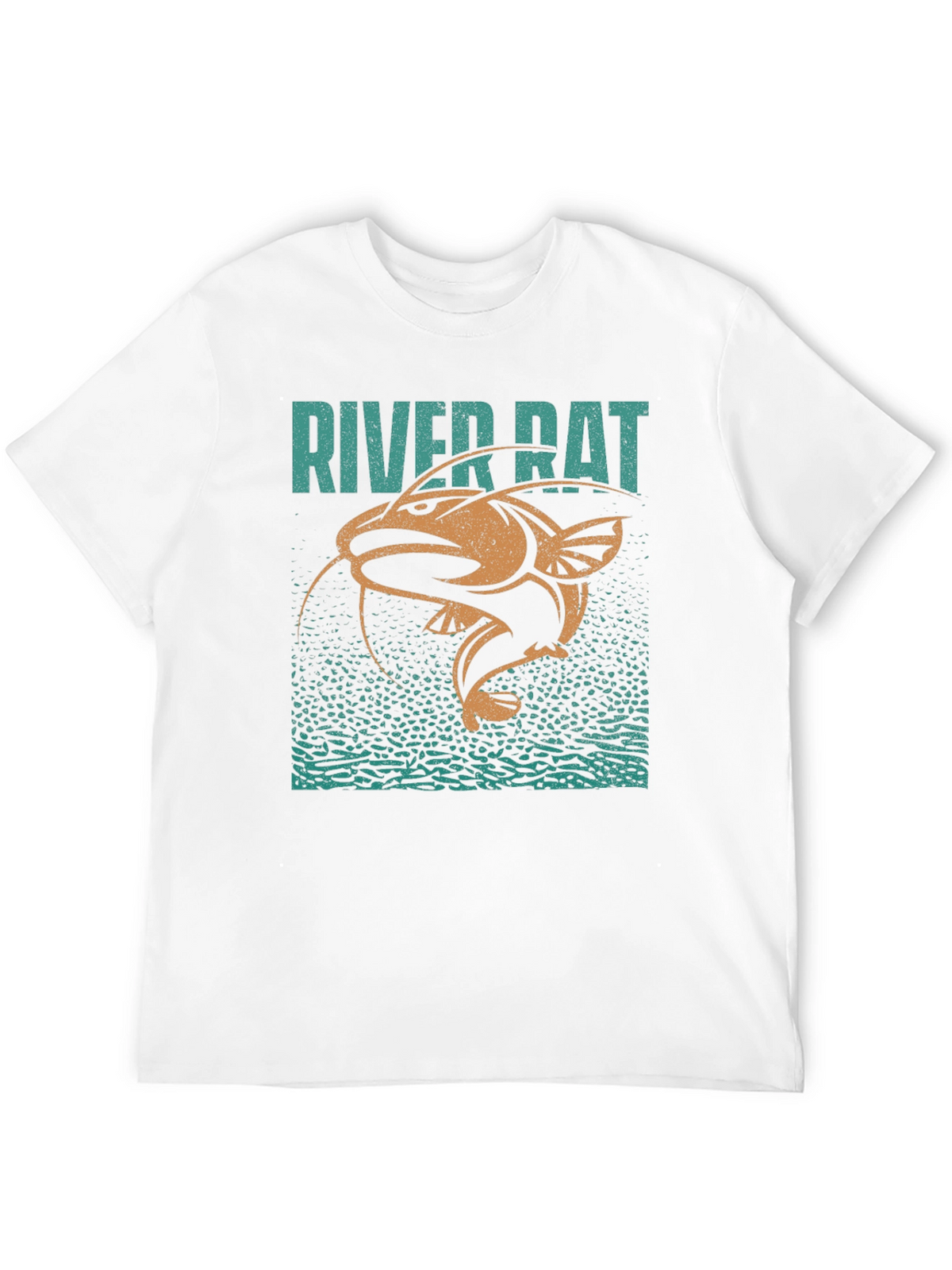 River Rat Graphic T-Shirt - Fishing Humor Tee