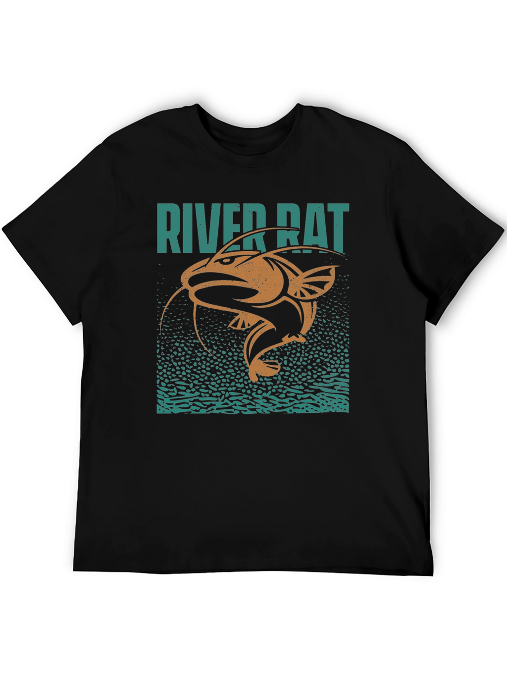 River Rat Graphic T-Shirt - Fishing Humor Tee