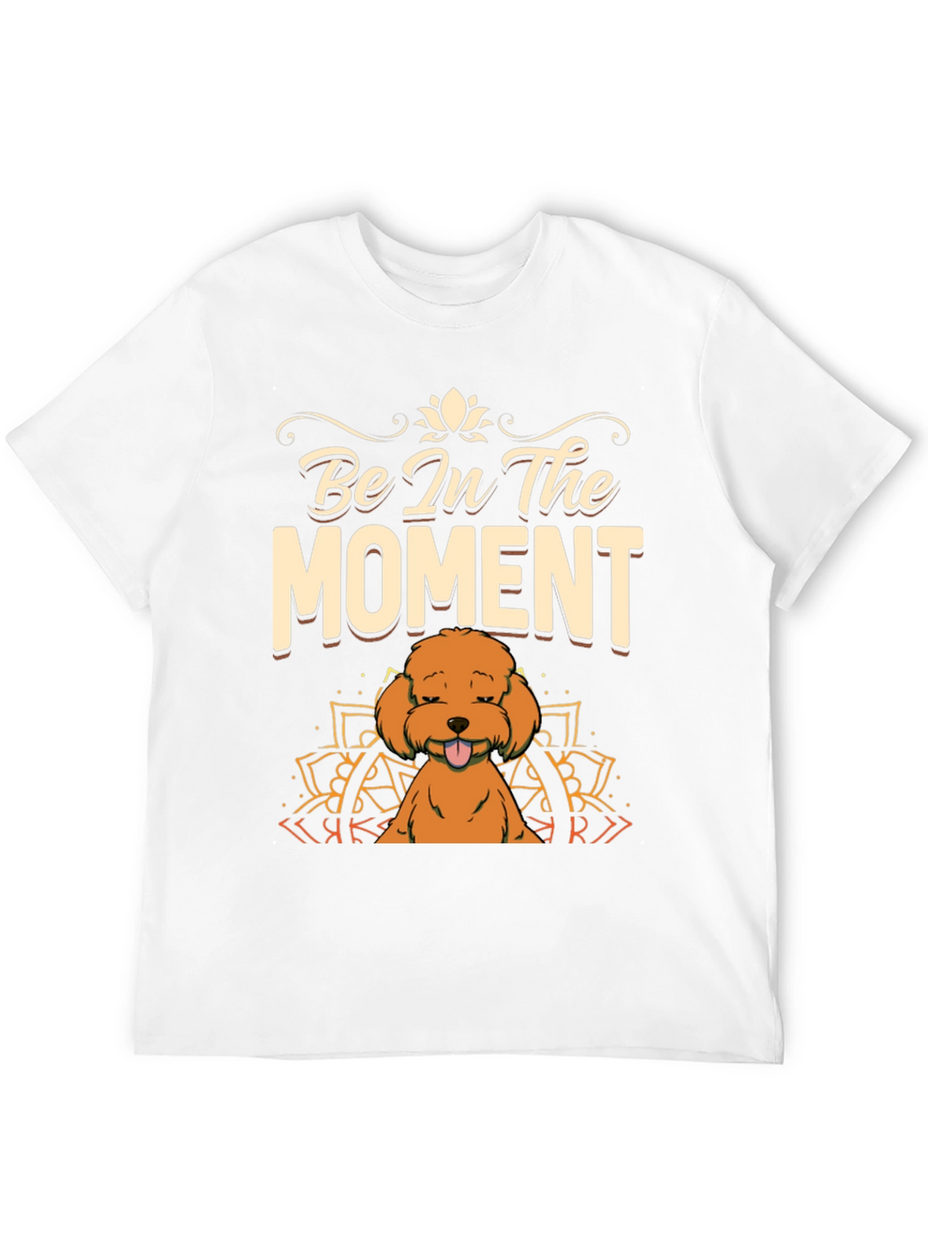 Be In The Moment Poodle T-Shirt - Black