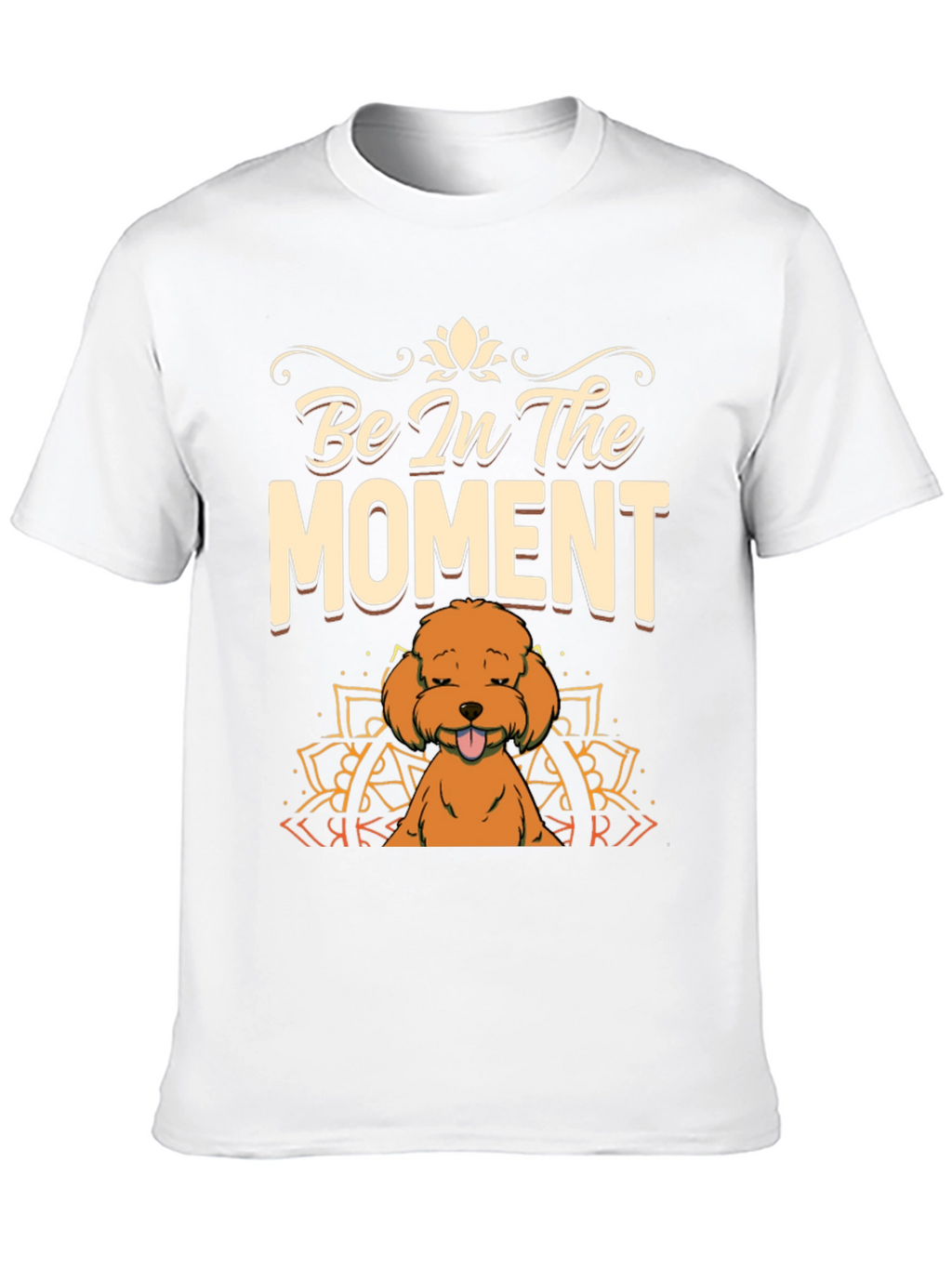 Be In The Moment Poodle T-Shirt - Black