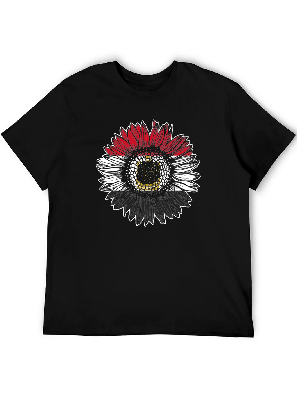 Egyptian Flag Sunflower Graphic Tee