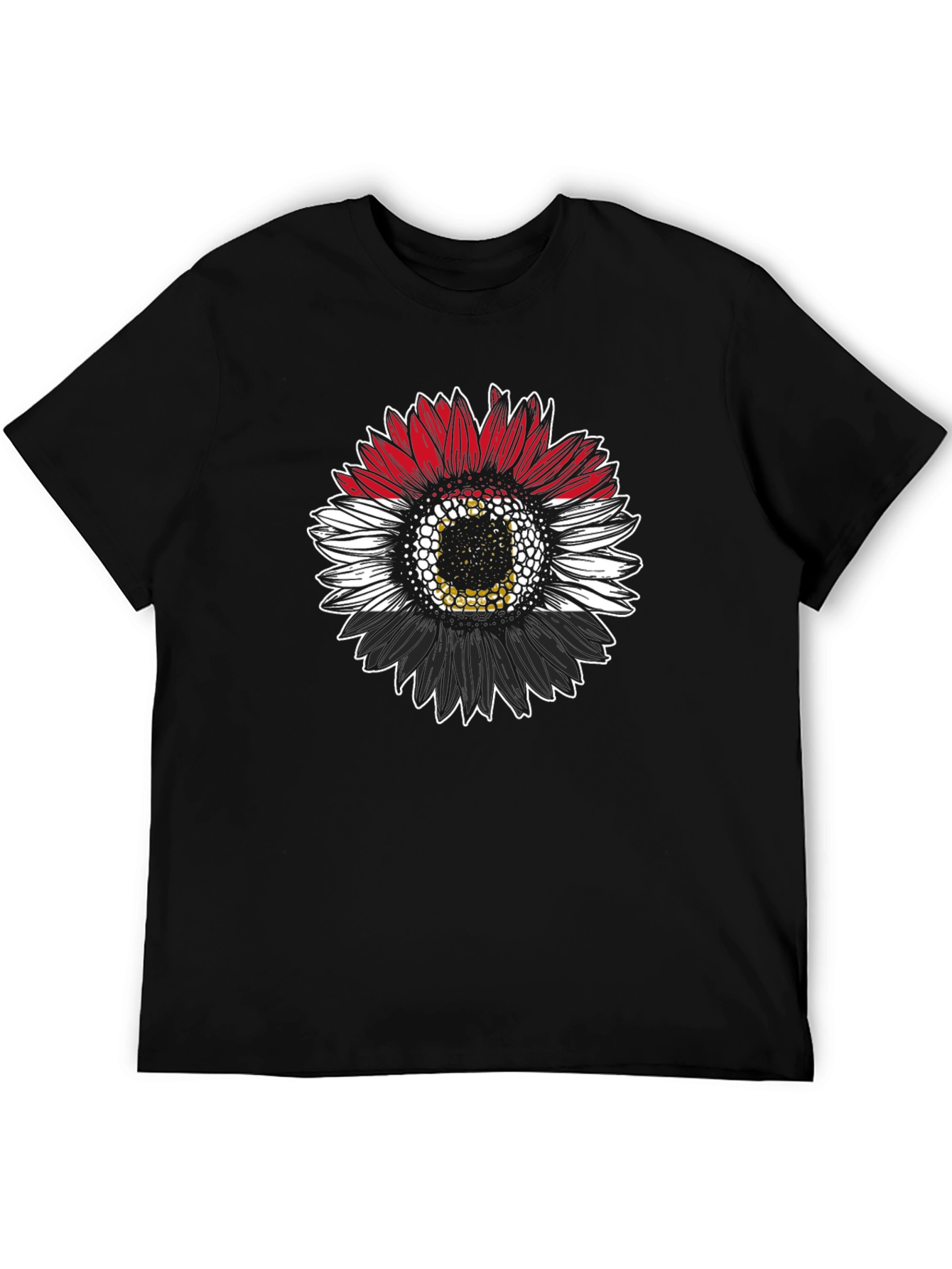 Egyptian Flag Sunflower Graphic Tee