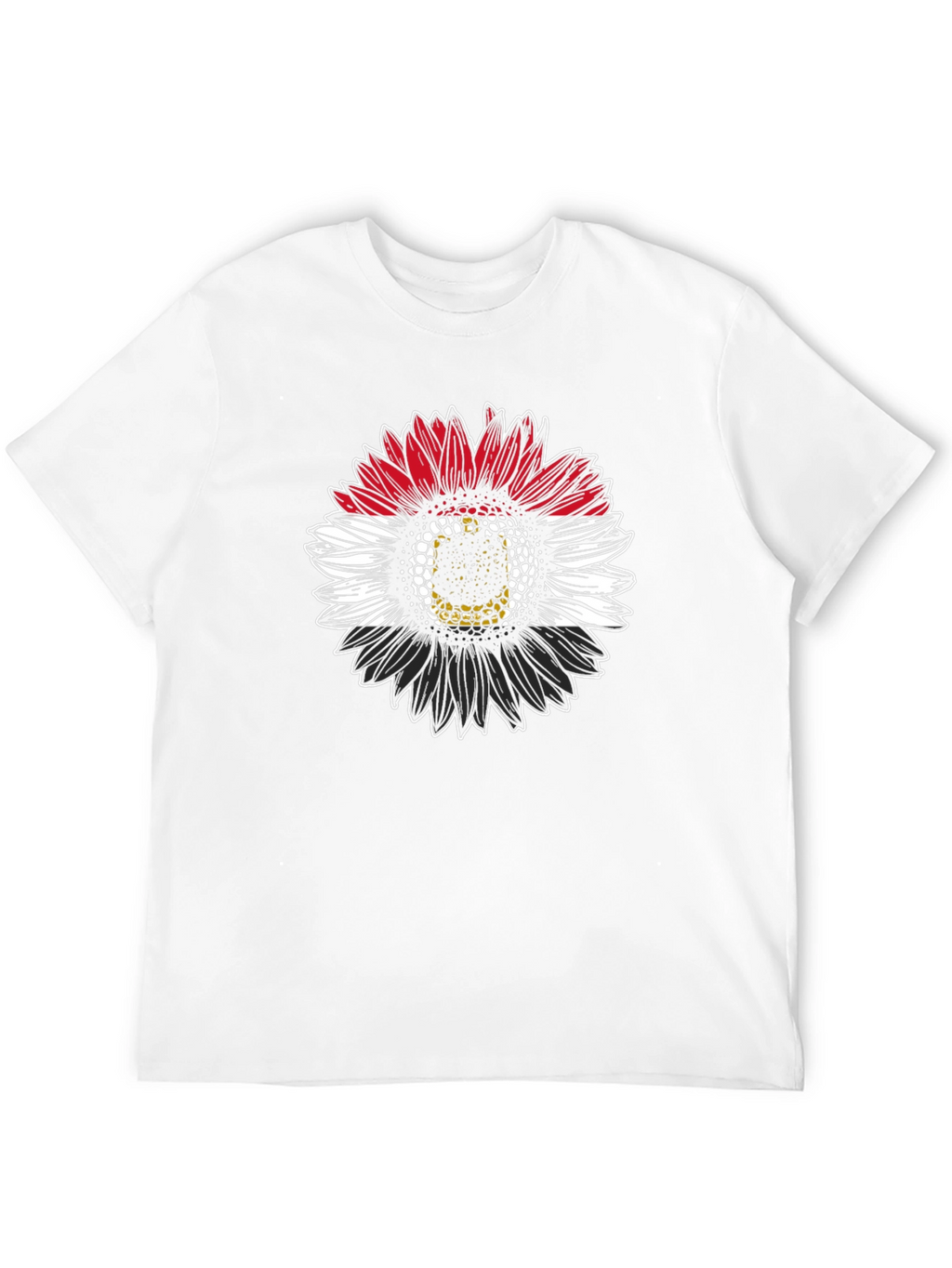 Egyptian Flag Sunflower Graphic Tee