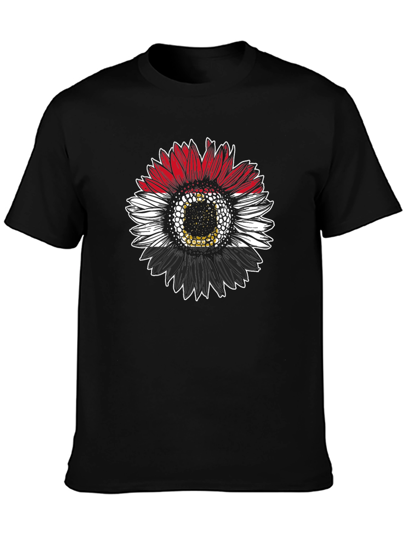 Egyptian Flag Sunflower Graphic Tee