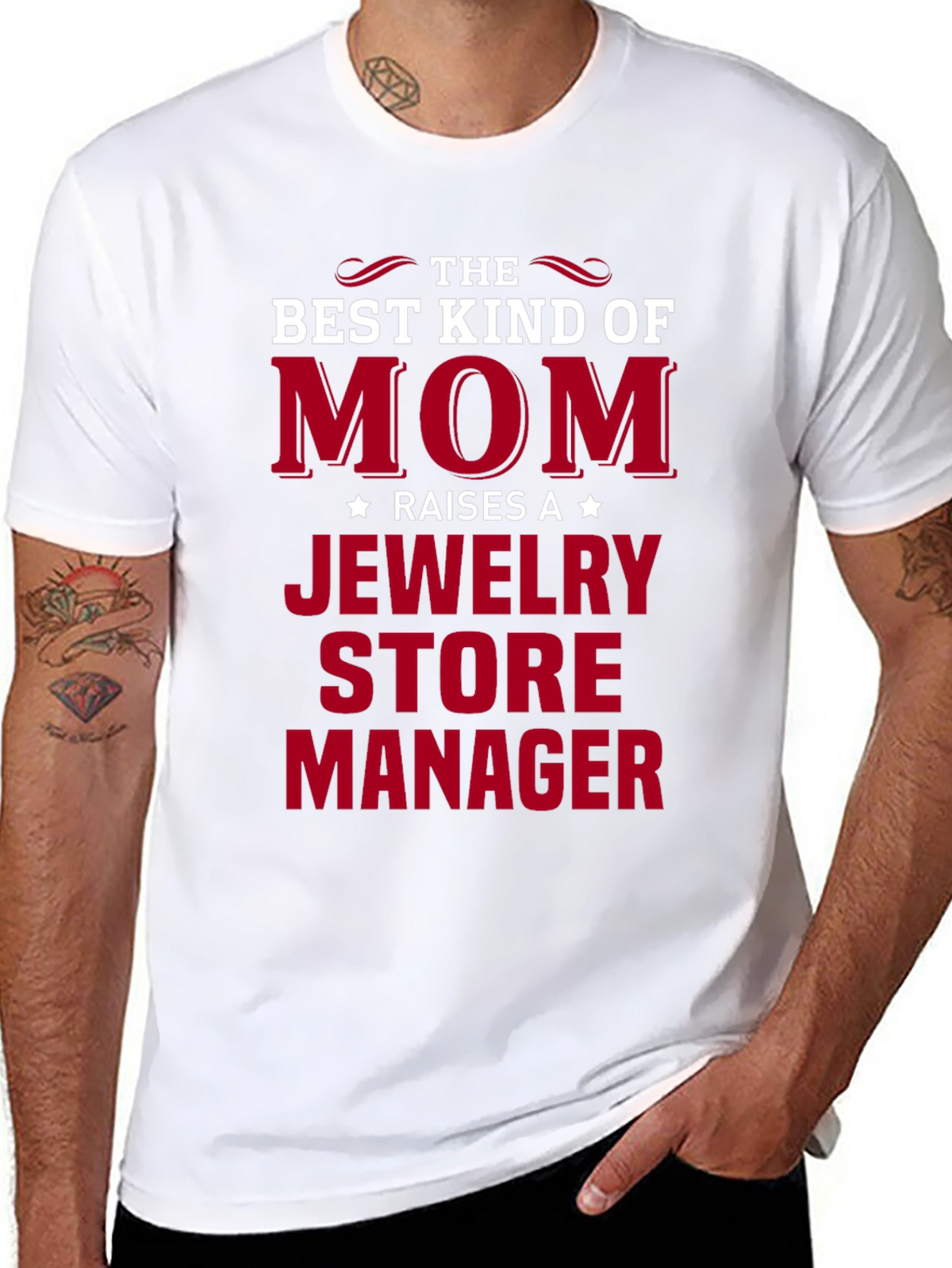 Mom Jewelry Store Manager Graphic T-Shirt