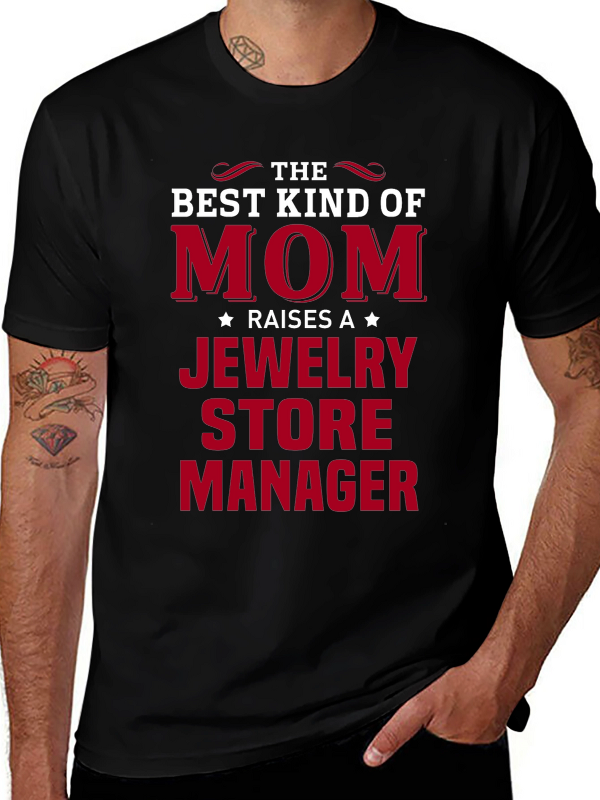 Mom Jewelry Store Manager Graphic T-Shirt