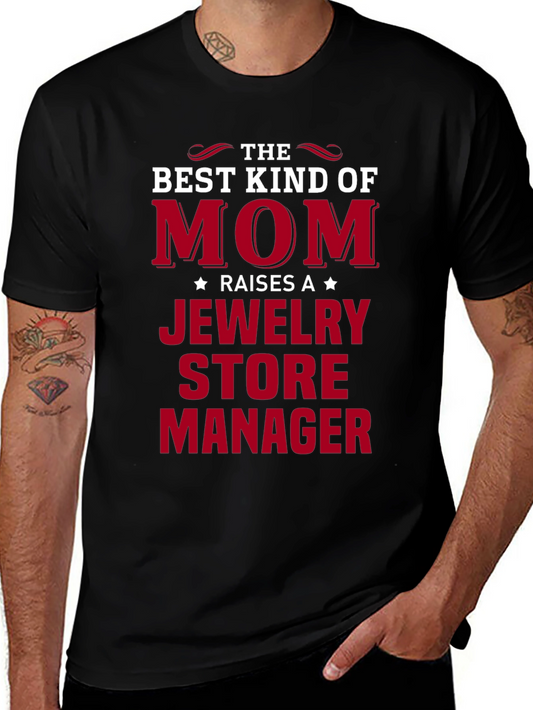 Mom Jewelry Store Manager Graphic T-Shirt