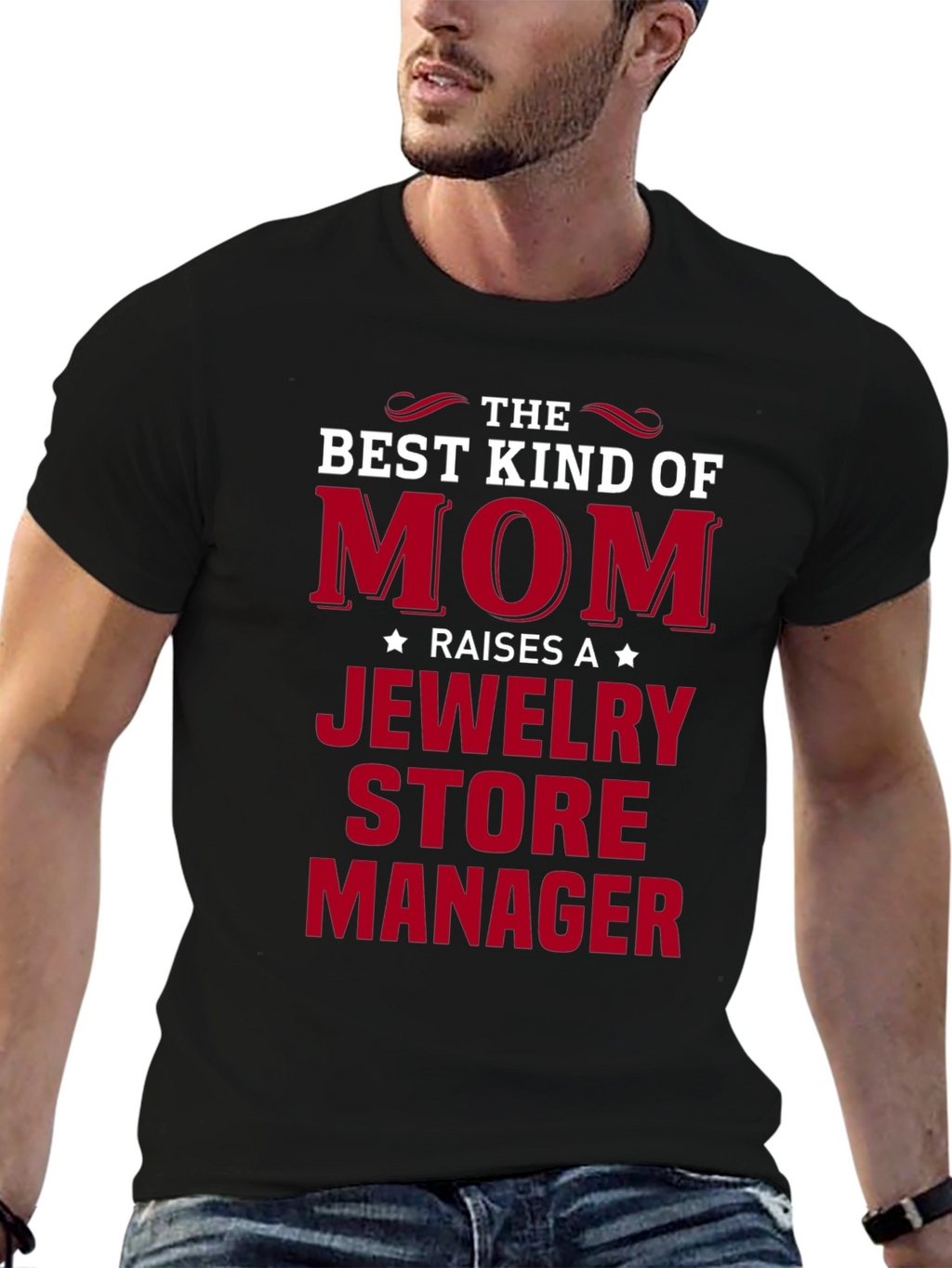 Mom Jewelry Store Manager Graphic T-Shirt