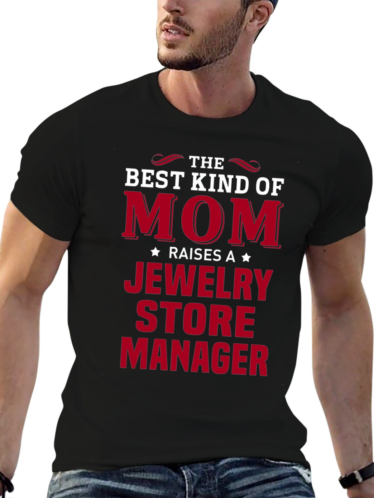 Mom Jewelry Store Manager Graphic T-Shirt