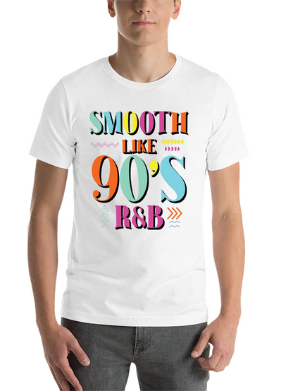 Smooth Like 90s R&B Black Graphic T-Shirt