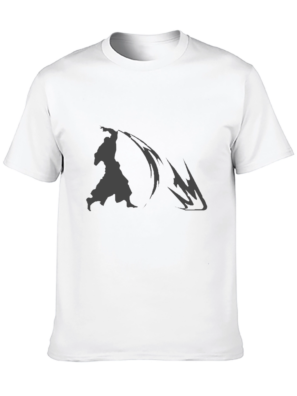 Samurai Graphic Print Black T-Shirt