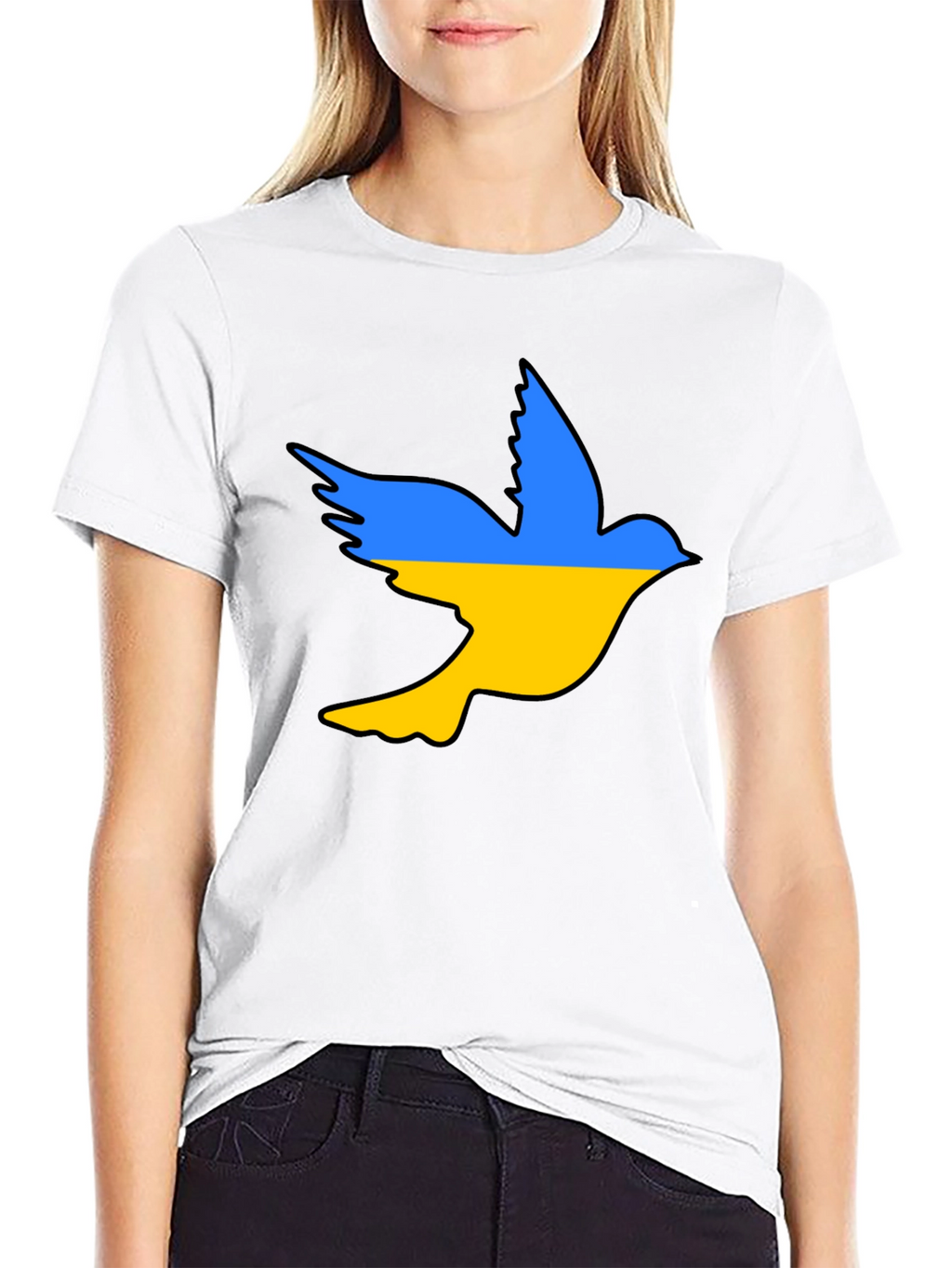 Ukraine Dove T-Shirt - Stand With Ukraine