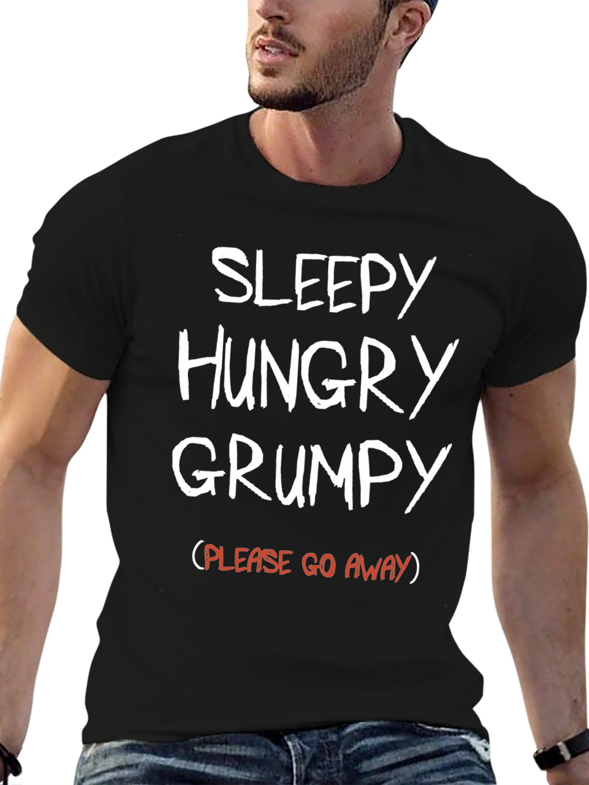 Sleepy Hungry Grumpy Graphic Tee