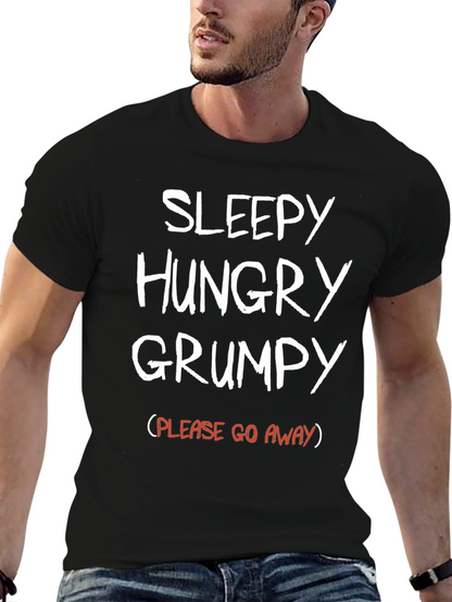 Sleepy Hungry Grumpy Graphic Tee