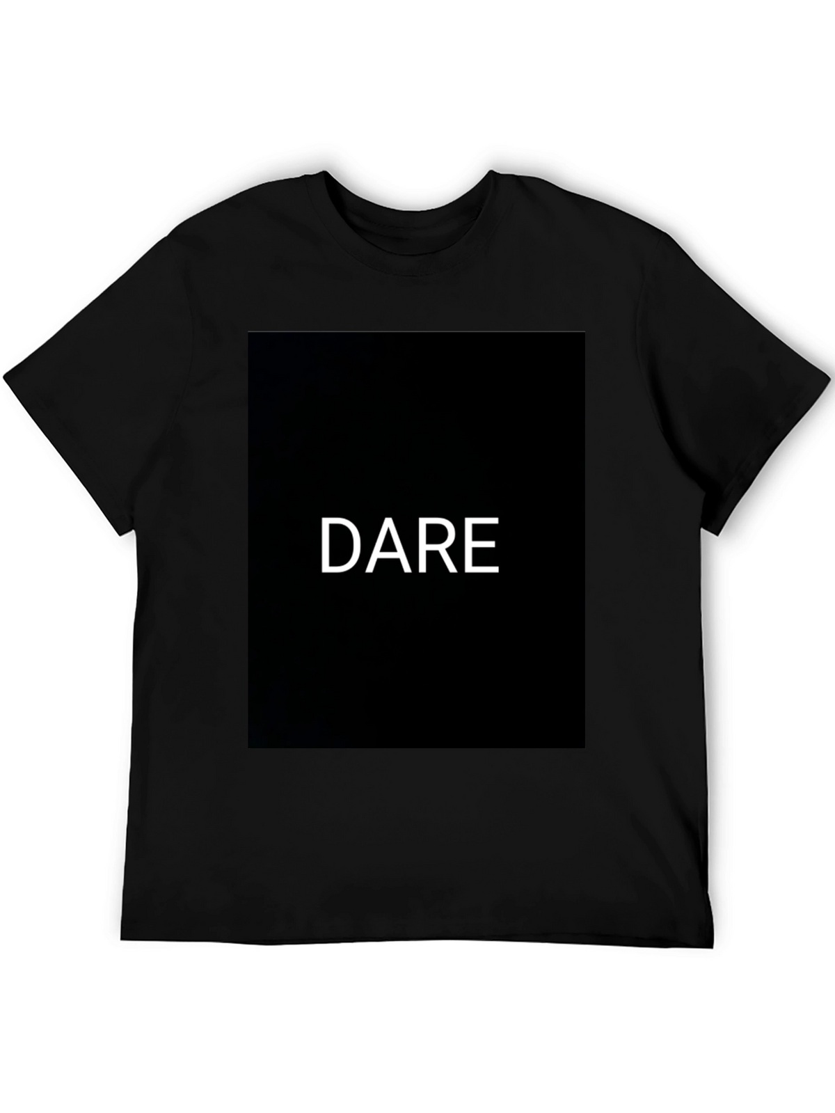 Dare Graphic Black T-Shirt