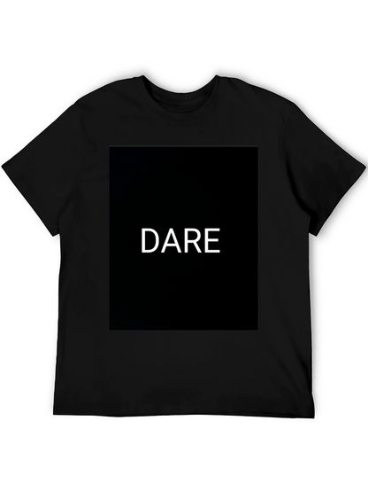 Dare Graphic Black T-Shirt