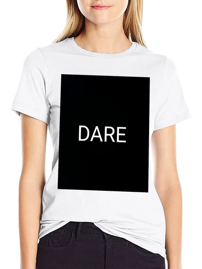 Dare Graphic Black T-Shirt