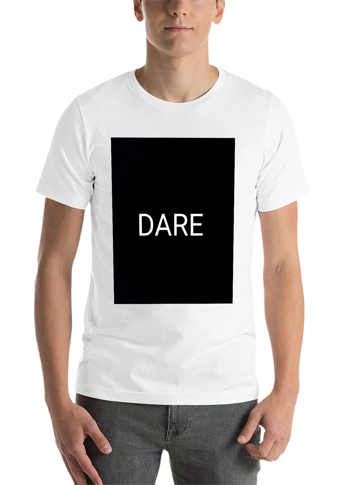 Dare Graphic Black T-Shirt
