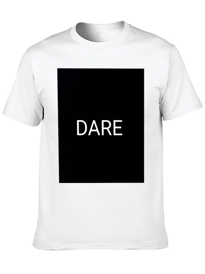 Dare Graphic Black T-Shirt