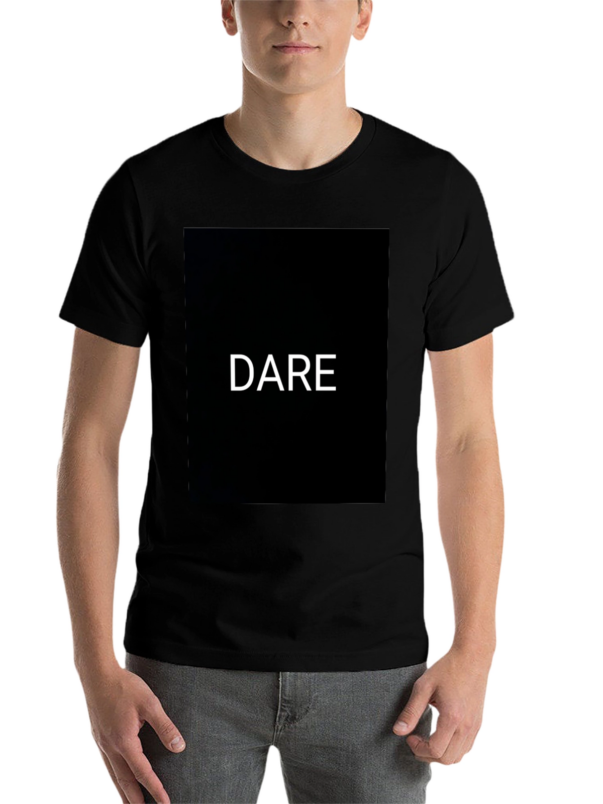 Dare Graphic Black T-Shirt