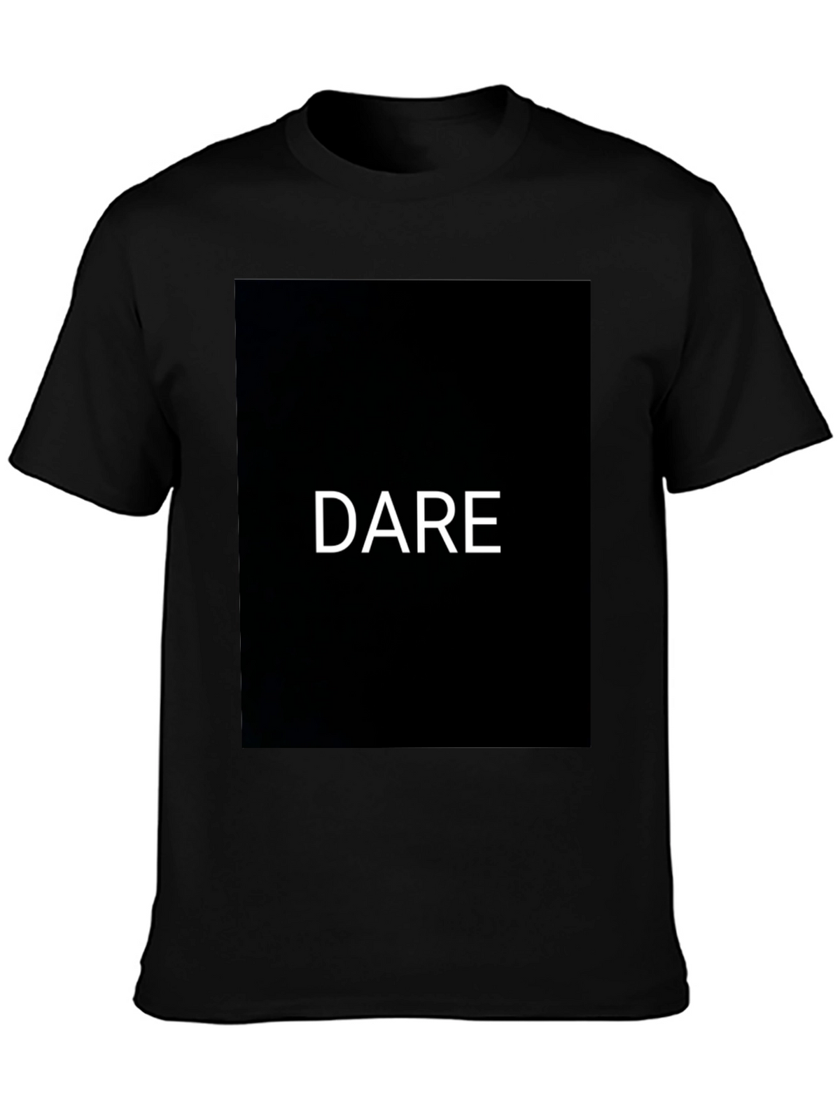 Dare Graphic Black T-Shirt