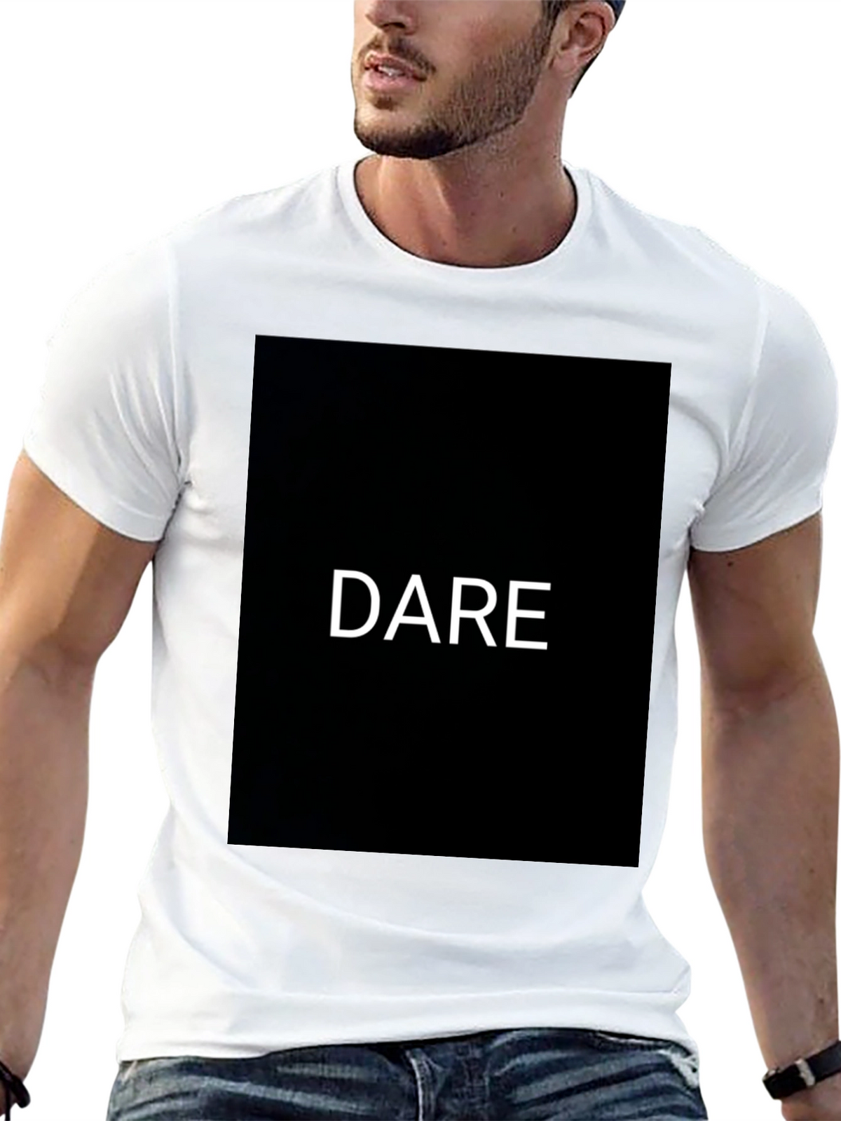 Dare Graphic Black T-Shirt