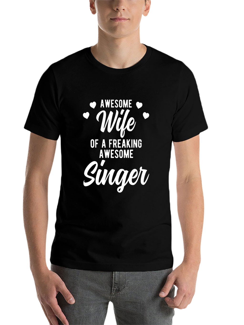 Awesome Wife of a Freaking Awesome Singer T-Shirt