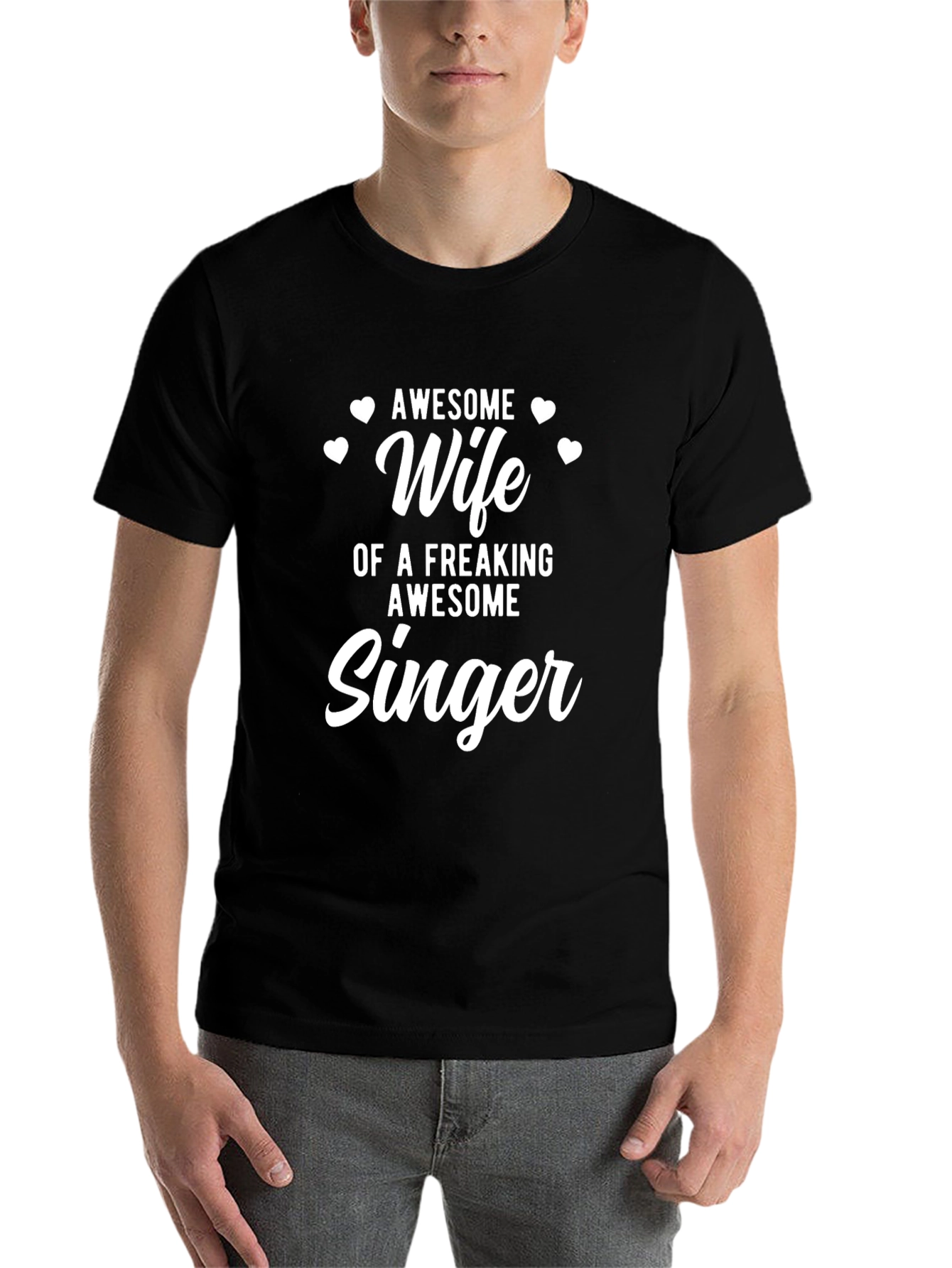 Awesome Wife of a Freaking Awesome Singer T-Shirt