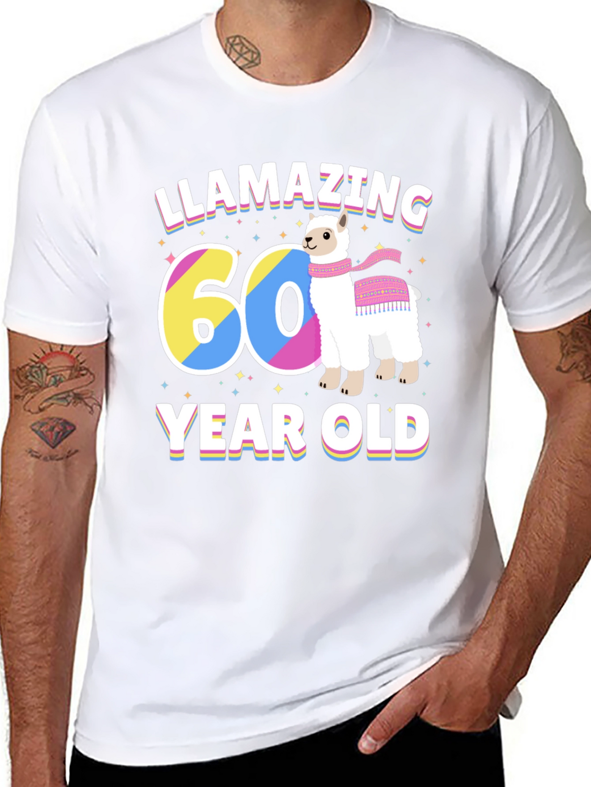 Llamazing 60 Year Old Birthday T-Shirt
