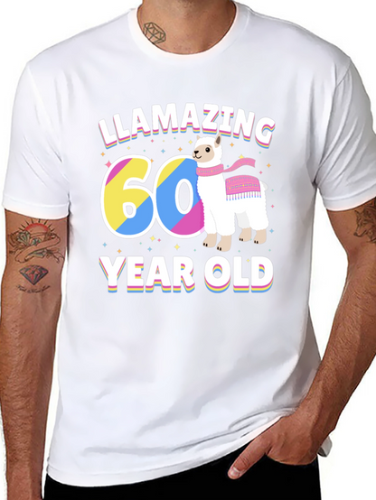 Llamazing 60 Year Old Birthday T-Shirt