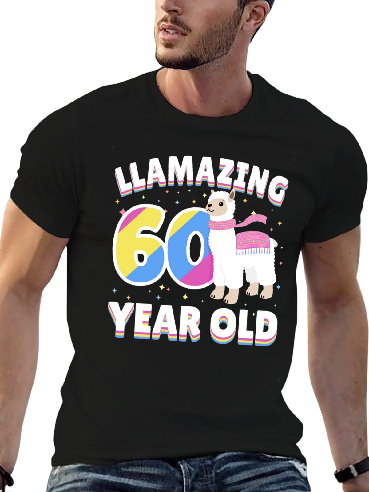 Llamazing 60 Year Old Birthday T-Shirt