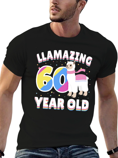 Llamazing 60 Year Old Birthday T-Shirt