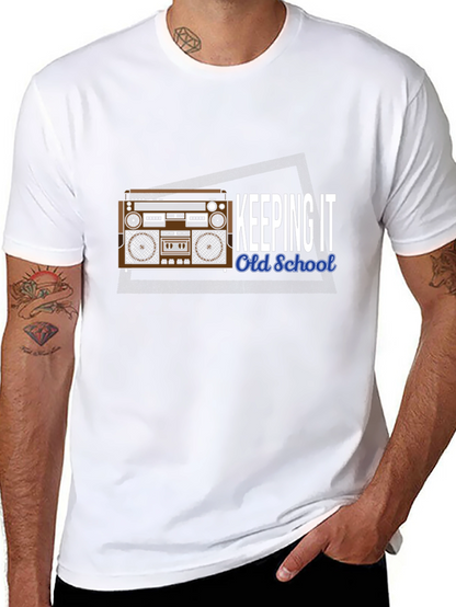 Retro Boombox T-Shirt - Keeping It Old School