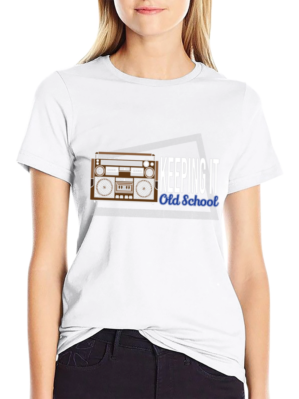 Retro Boombox T-Shirt - Keeping It Old School