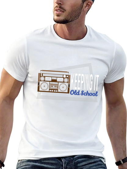 Retro Boombox T-Shirt - Keeping It Old School