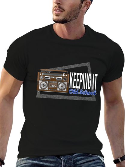 Retro Boombox T-Shirt - Keeping It Old School