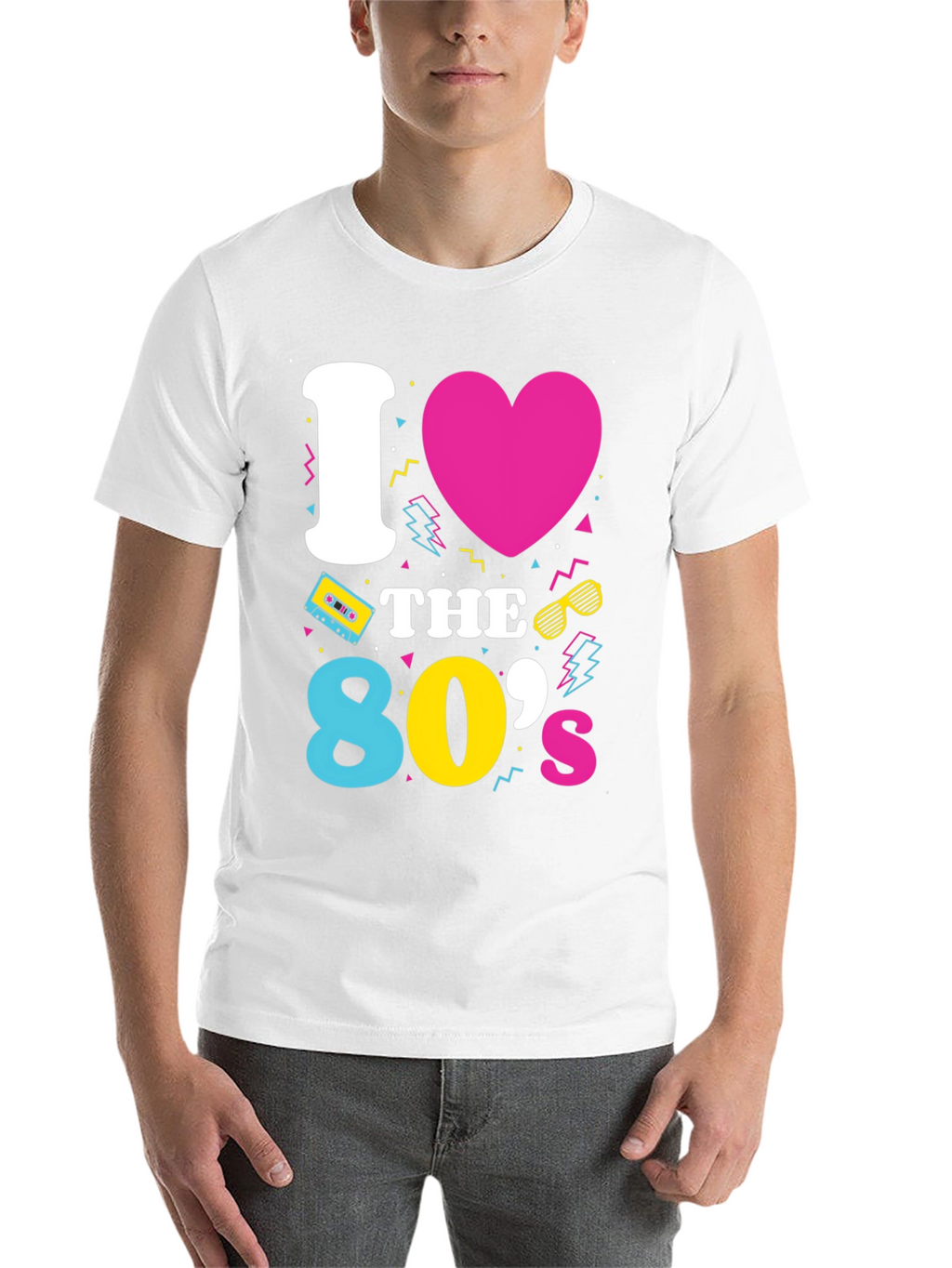 I Love the 80s T-Shirt Retro Design